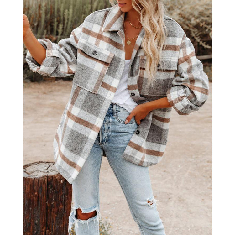 Damer Oversized Rutjacka Mirla-Eva Jonsson