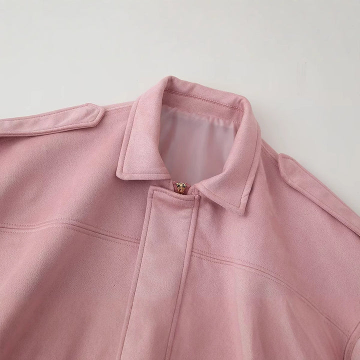 Damer Oversized Steppjacka med axelvaddar Mirla-Eva Jonsson