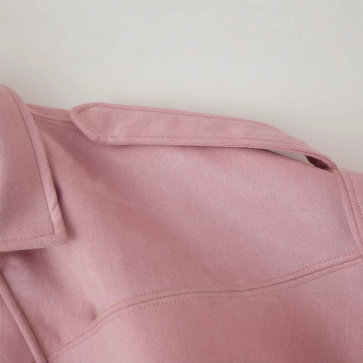 Damer Oversized Steppjacka med axelvaddar Mirla-Eva Jonsson