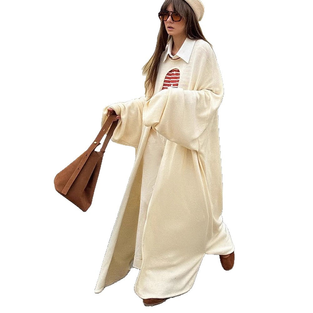 Damer Oversized Stickad Jacka Eva Jonsson-Eva Jonsson