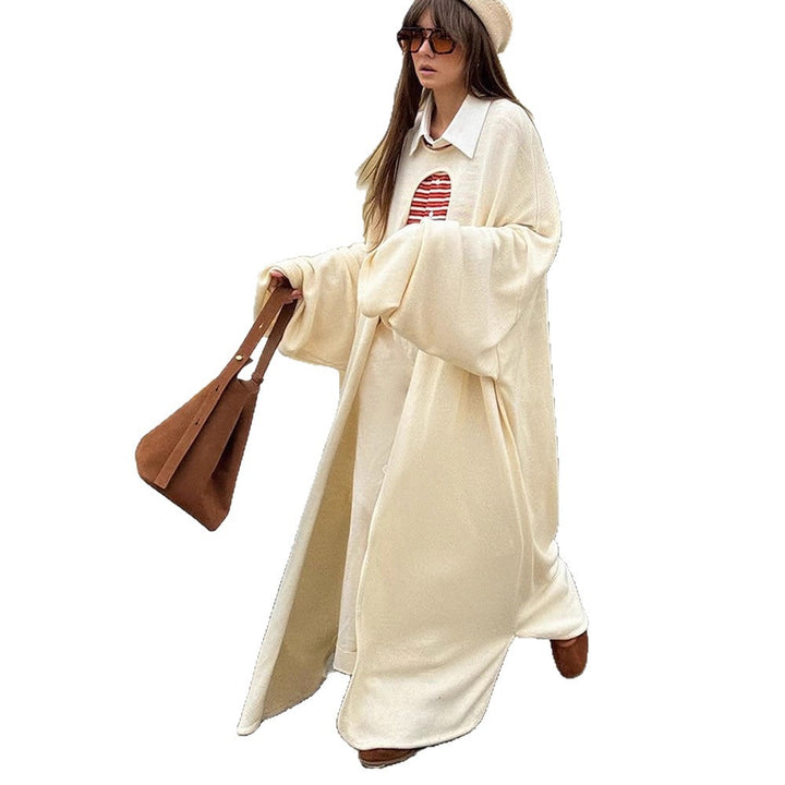 Damer Oversized Stickad Jacka Eva Jonsson-Eva Jonsson