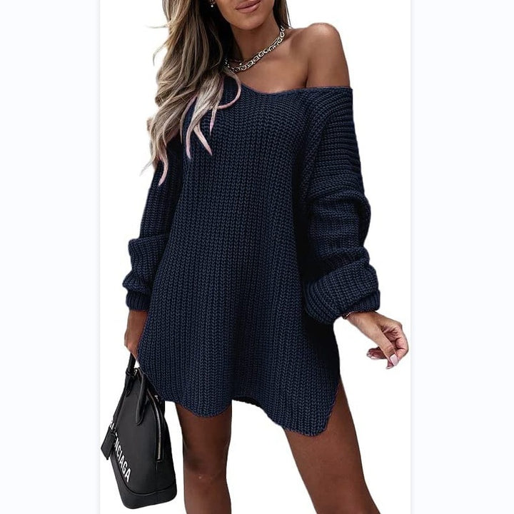 Damer Oversized Stickad Klänning Mirla-Eva Jonsson