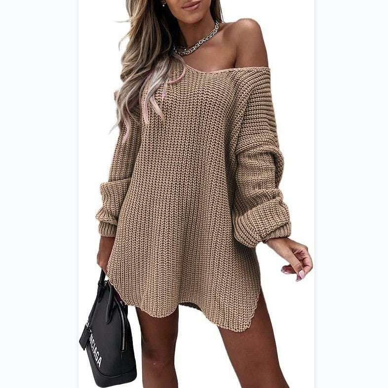 Damer Oversized Stickad Klänning Mirla-Eva Jonsson