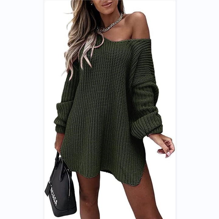 Damer Oversized Stickad Klänning Mirla-Eva Jonsson