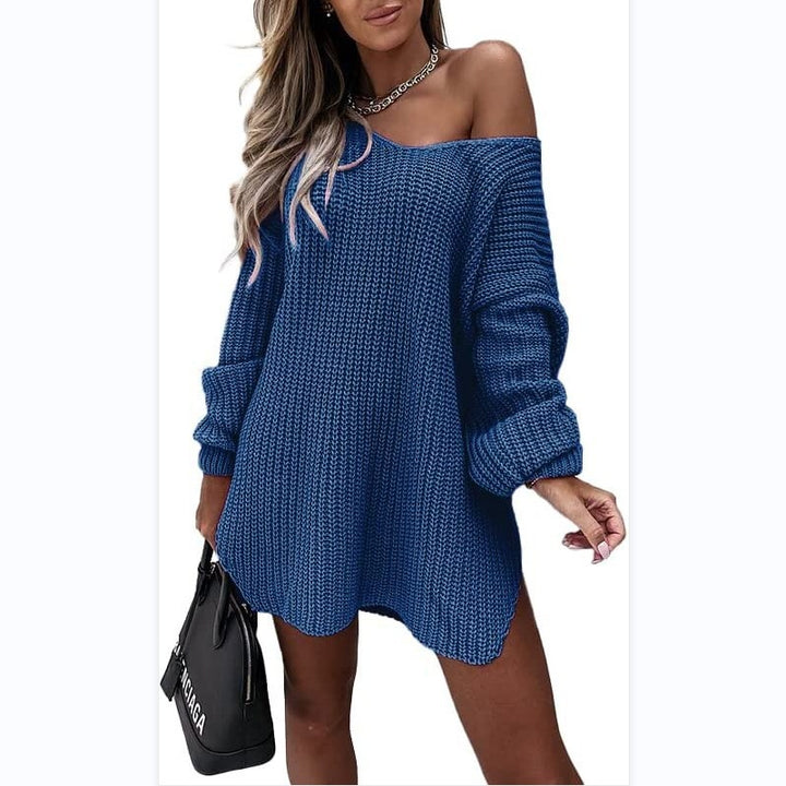 Damer Oversized Stickad Klänning Mirla-Eva Jonsson