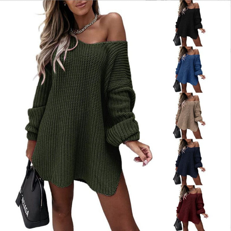 Damer Oversized Stickad Klänning Mirla-Eva Jonsson