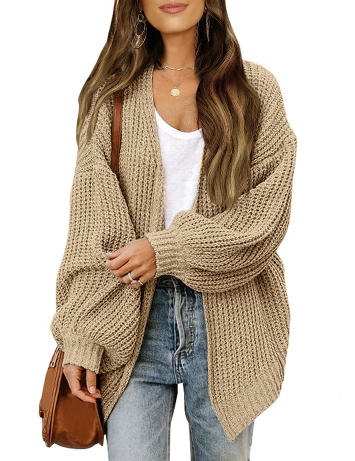 Damer Oversized Stickad Kofta Mirla-Eva Jonsson