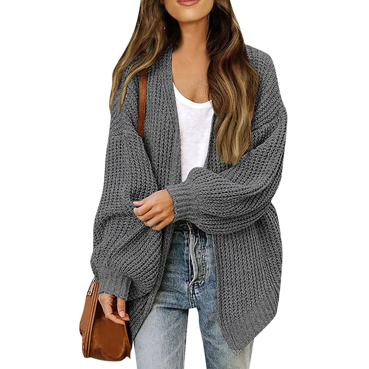 Damer Oversized Stickad Kofta Mirla-Eva Jonsson