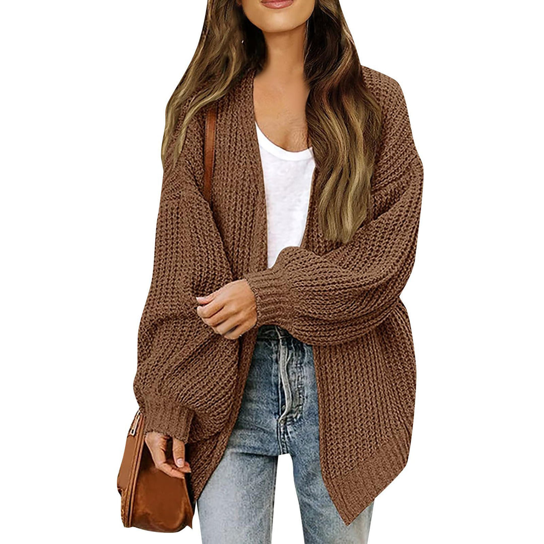 Damer Oversized Stickad Kofta Mirla-Eva Jonsson