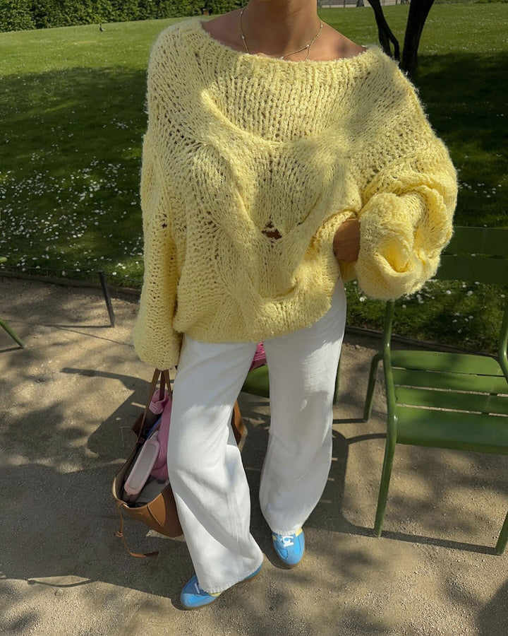 Damer Oversized Stickad Tröja Mirla-Eva Jonsson