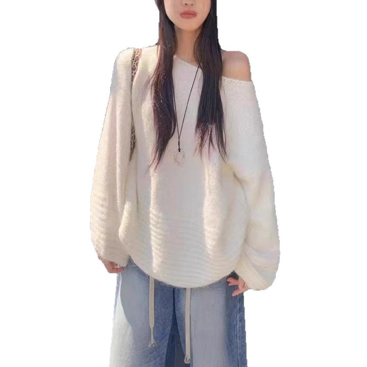 Damer Oversized Stickad Tröja Eva Jonsson-Eva Jonsson