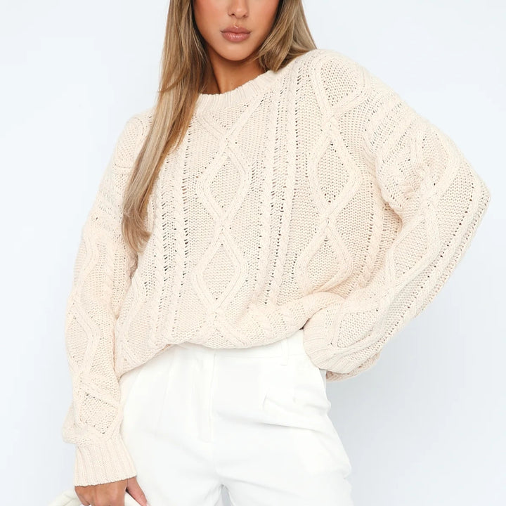 Damer Oversized Stickad Tröja Mirla-Eva Jonsson