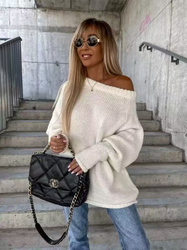 Damer Oversized Stickad Tröja Mirla-Eva Jonsson