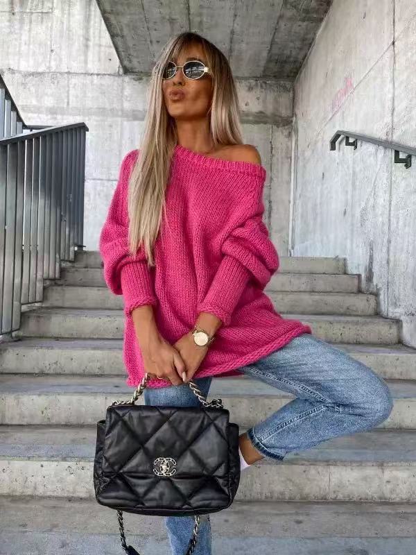 Damer Oversized Stickad Tröja Mirla-Eva Jonsson