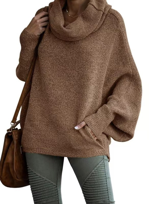 Damer Oversized Stickad tröja med Rullkrage Mirla-Eva Jonsson