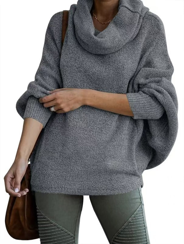 Damer Oversized Stickad tröja med Rullkrage Mirla-Eva Jonsson