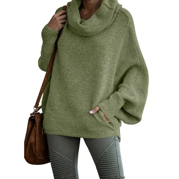Damer Oversized Stickad tröja med Rullkrage Mirla-Eva Jonsson