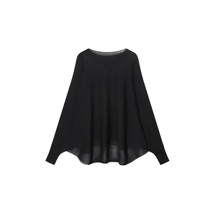 Damer Oversized Stickad tröja med asymmetrisk kant Mirla-Eva Jonsson