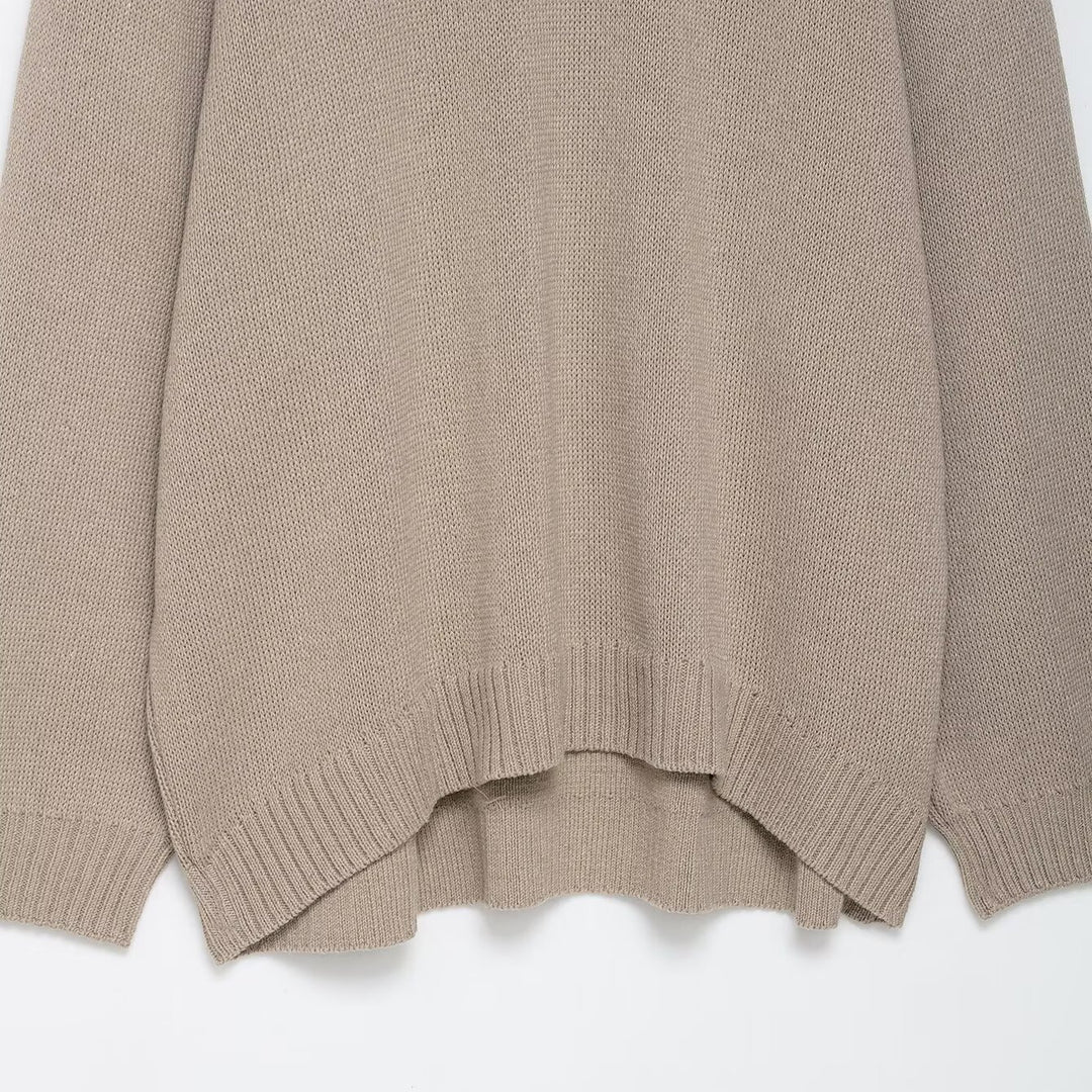 Damer Oversized Stickad tröja med avslappnad passform Mirla-Eva Jonsson