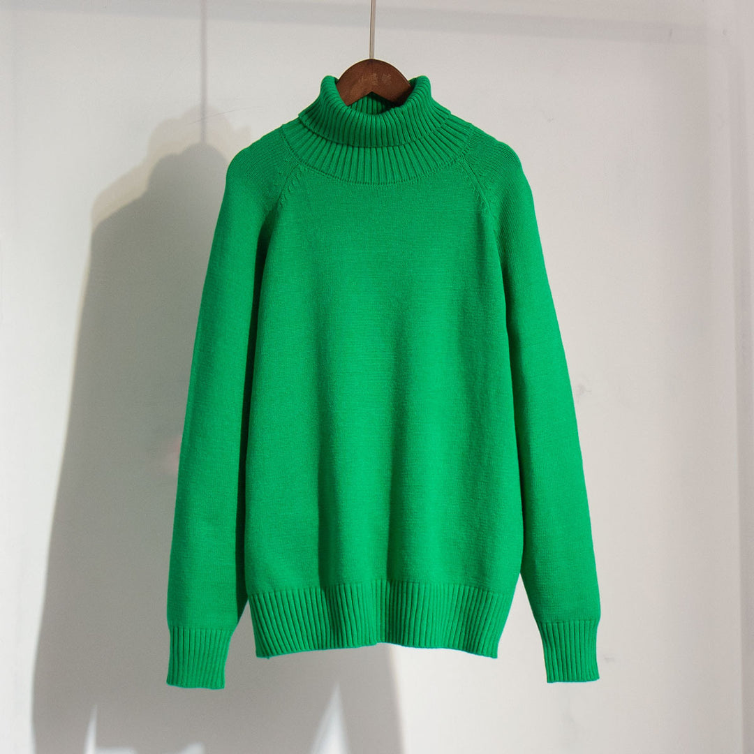 Damer Oversized Stickad tröja med hög krage Mirla-Eva Jonsson