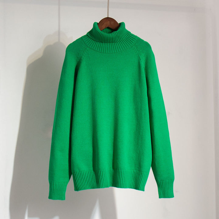 Damer Oversized Stickad tröja med hög krage Mirla-Eva Jonsson
