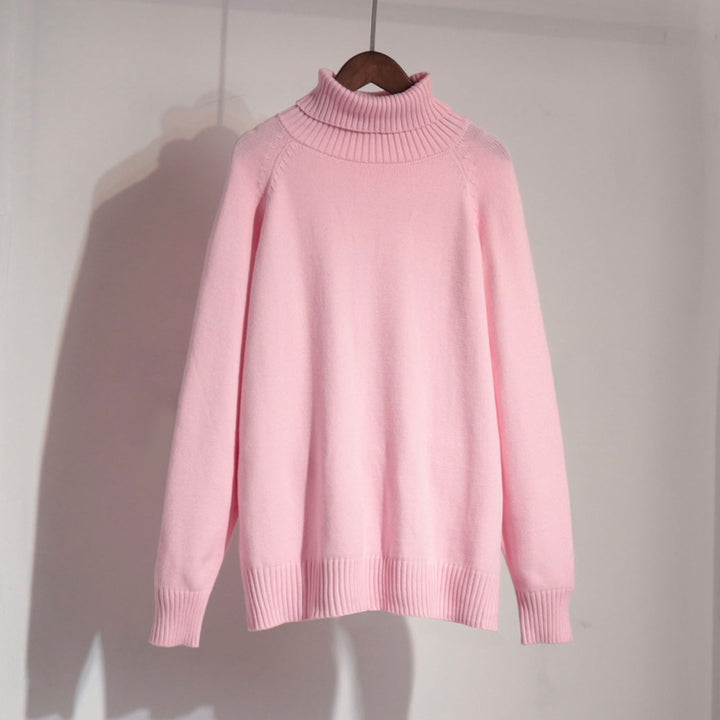 Damer Oversized Stickad tröja med hög krage Mirla-Eva Jonsson