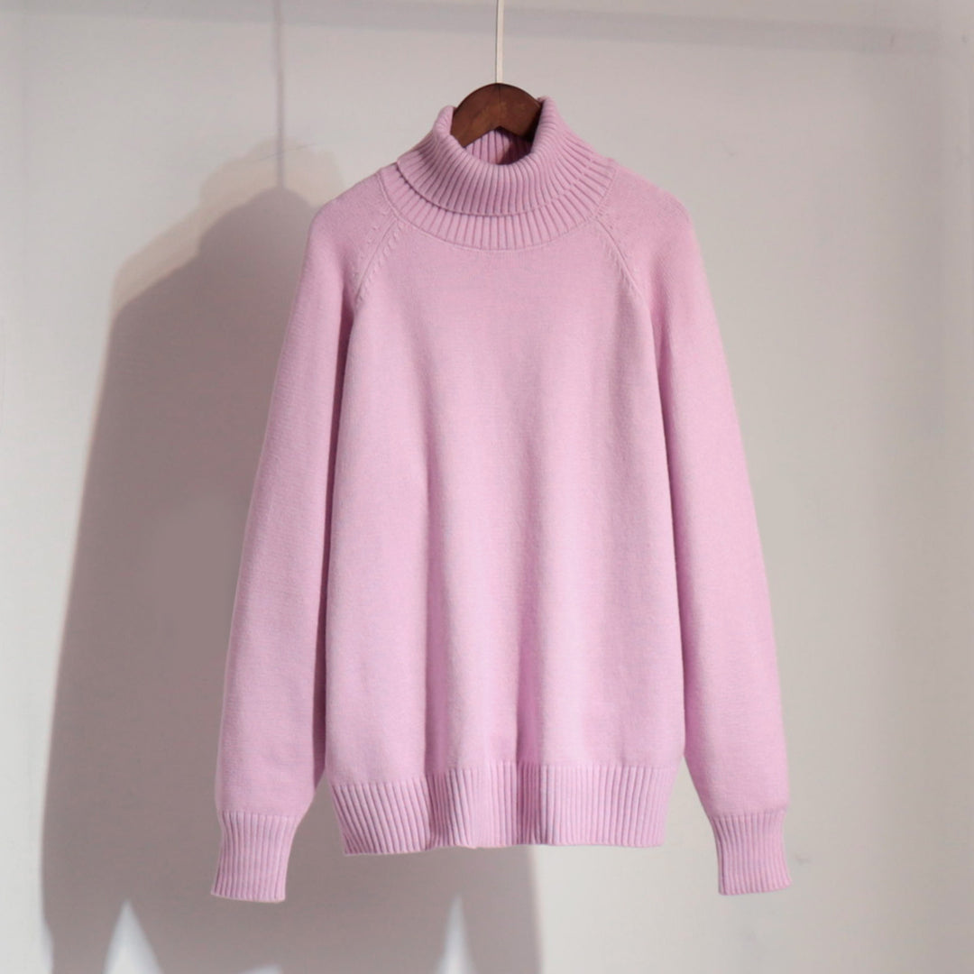 Damer Oversized Stickad tröja med hög krage Mirla-Eva Jonsson