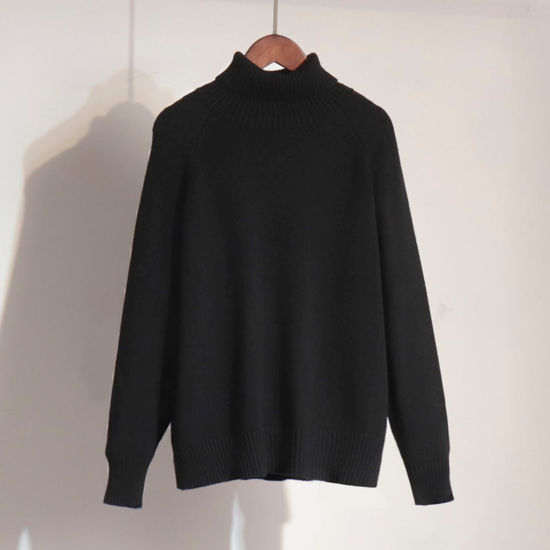 Damer Oversized Stickad tröja med hög krage Mirla-Eva Jonsson