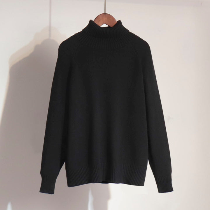 Damer Oversized Stickad tröja med hög krage Mirla-Eva Jonsson