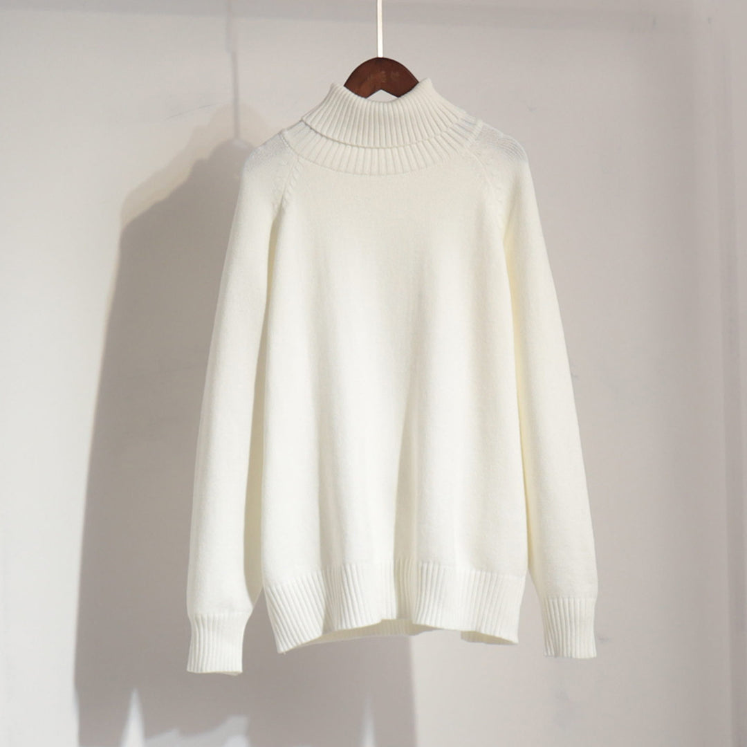 Damer Oversized Stickad tröja med hög krage Mirla-Eva Jonsson