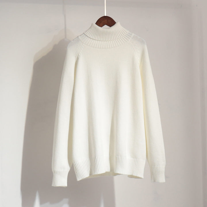Damer Oversized Stickad tröja med hög krage Mirla-Eva Jonsson