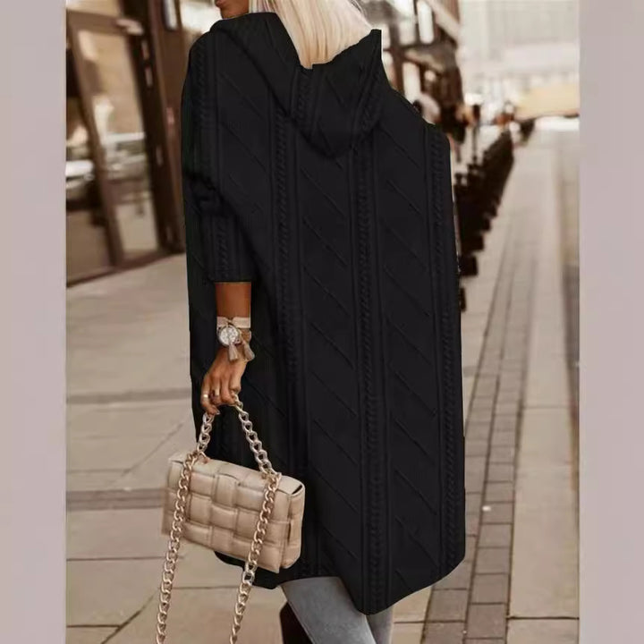 Damer Oversized Stickmantel Mirla-Eva Jonsson