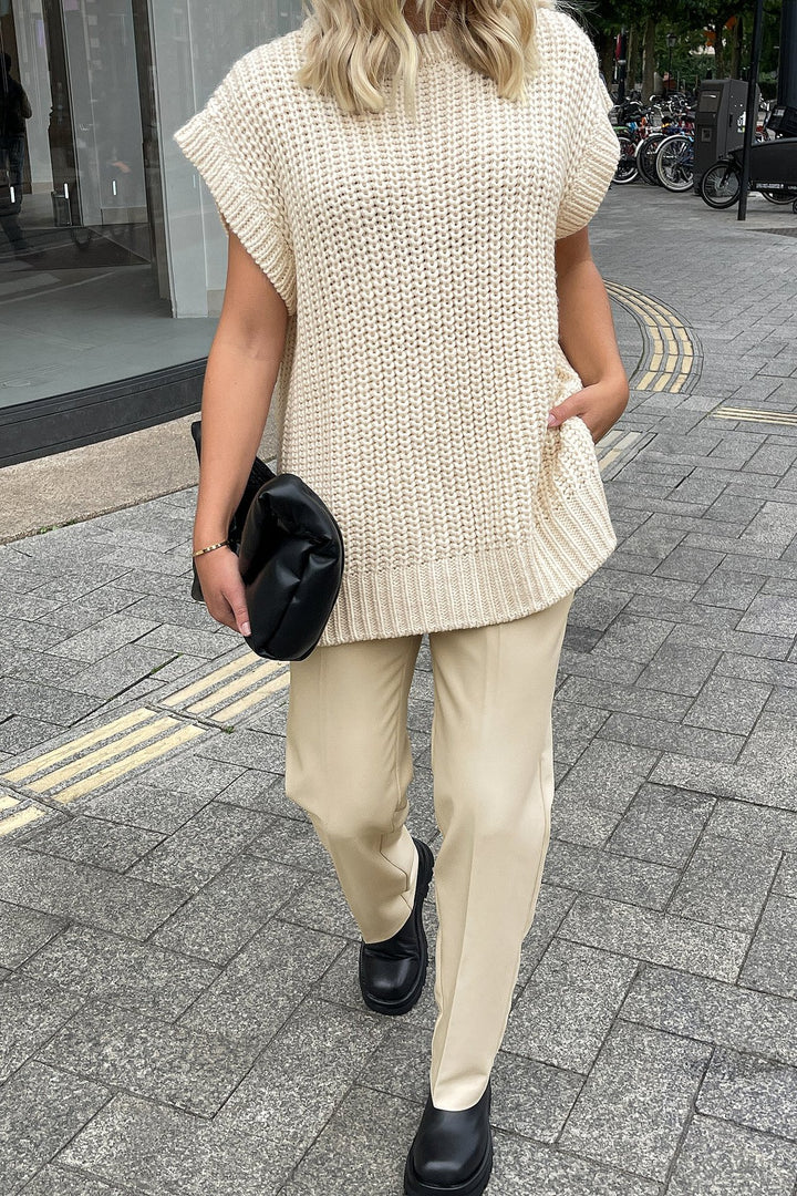 Damer Oversized Sticktop med avslappnad skärning Mirla-Eva Jonsson