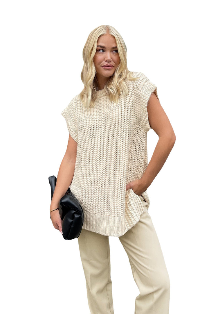 Damer Oversized Sticktop med avslappnad skärning Mirla-Eva Jonsson