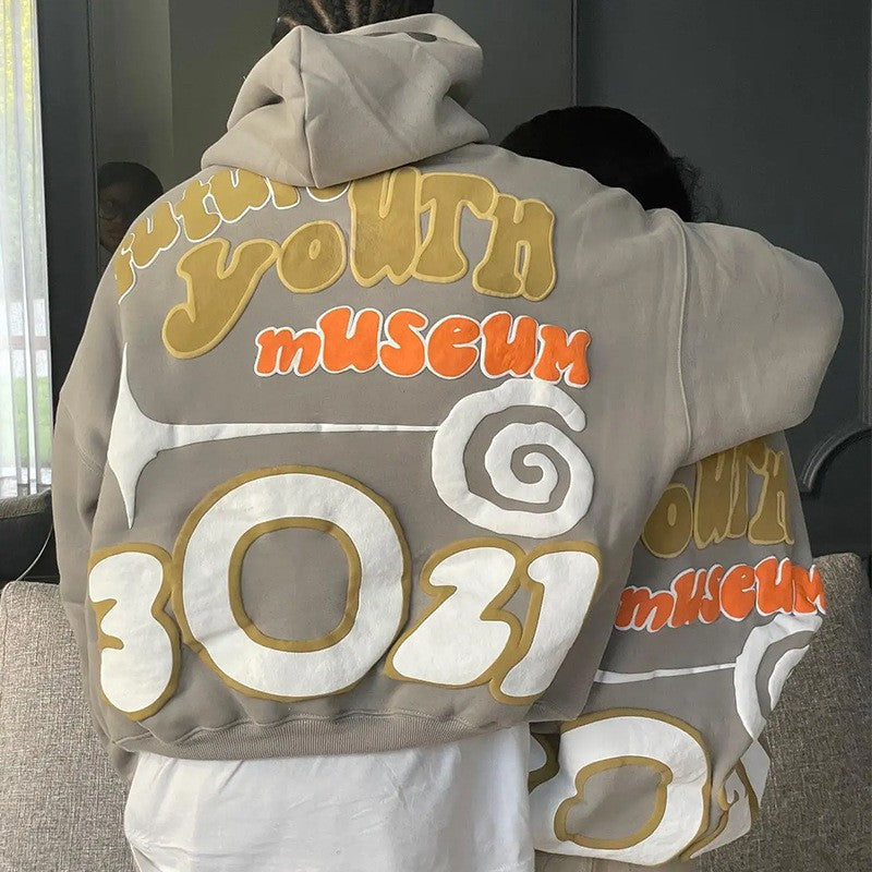 Damer Oversized Streetwear Hoodie Mirla-Eva Jonsson
