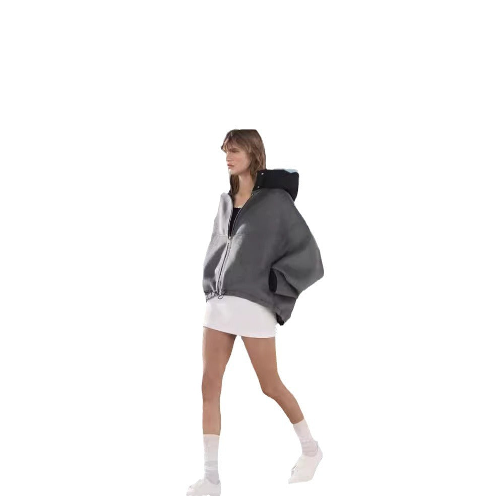Damer Oversized Sweatjacka med voluminösa ärmar och bekväma fickor Mirla-Eva Jonsson
