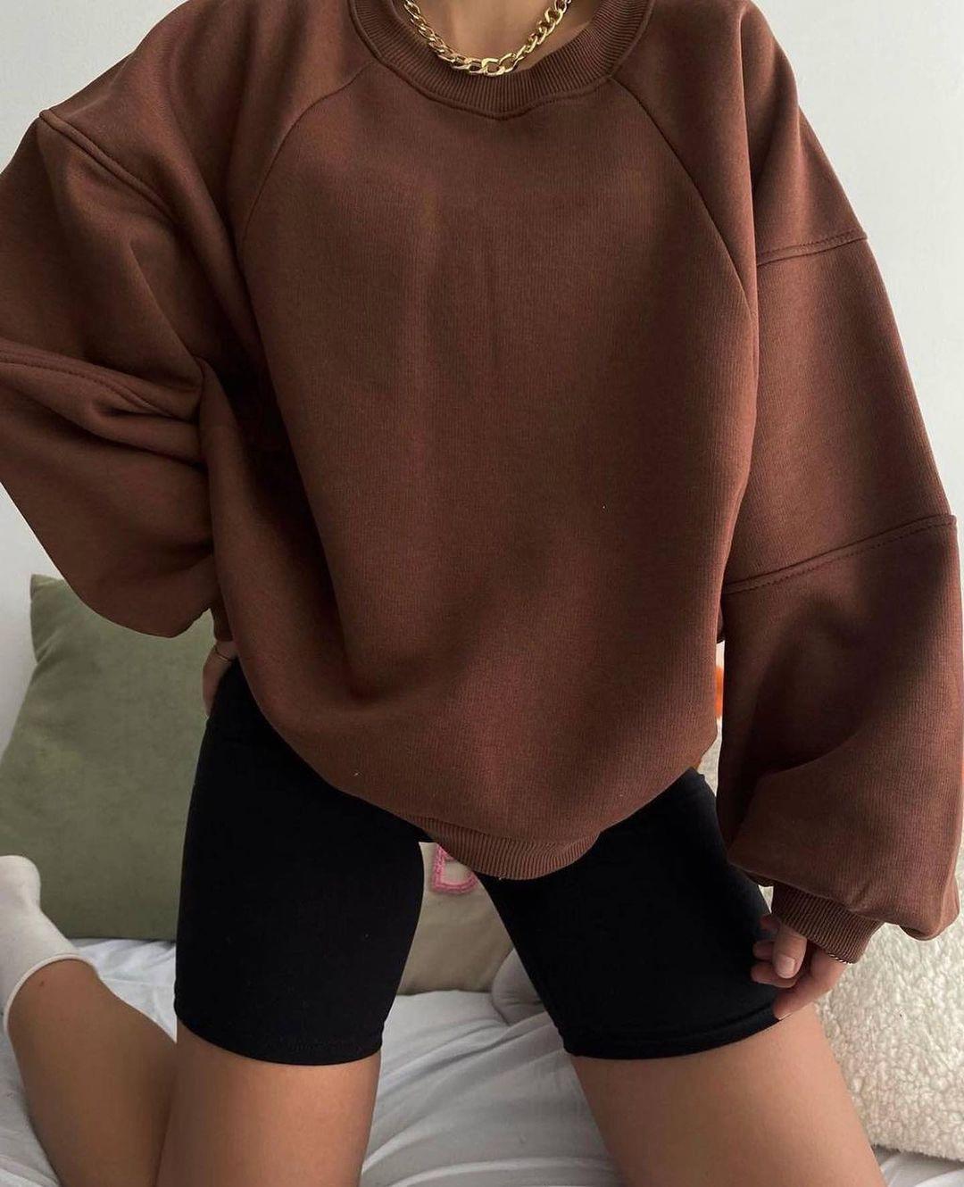 Damer Oversized Sweatshirt Mirla-Eva Jonsson
