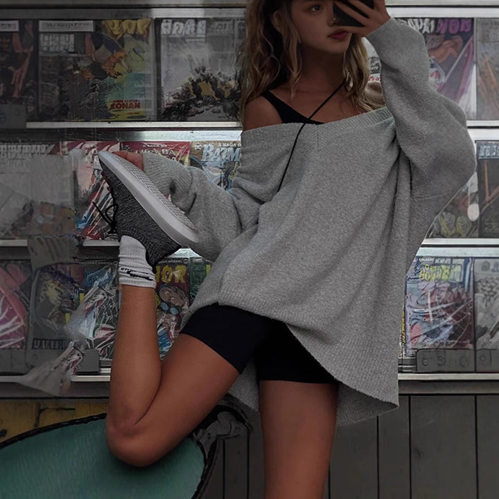 Damer Oversized Sweatshirt Mirla-Eva Jonsson