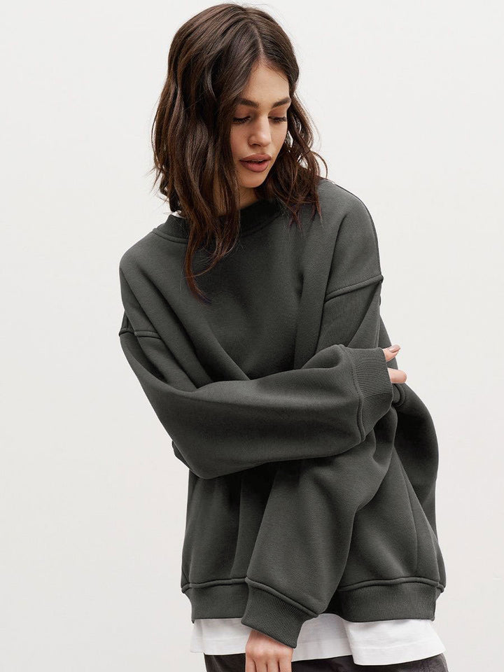 Damer Oversized Sweatshirt i avslappnad stil med överdimensionerade ärmar och elastiska manschetter Mirla-Eva Jonsson