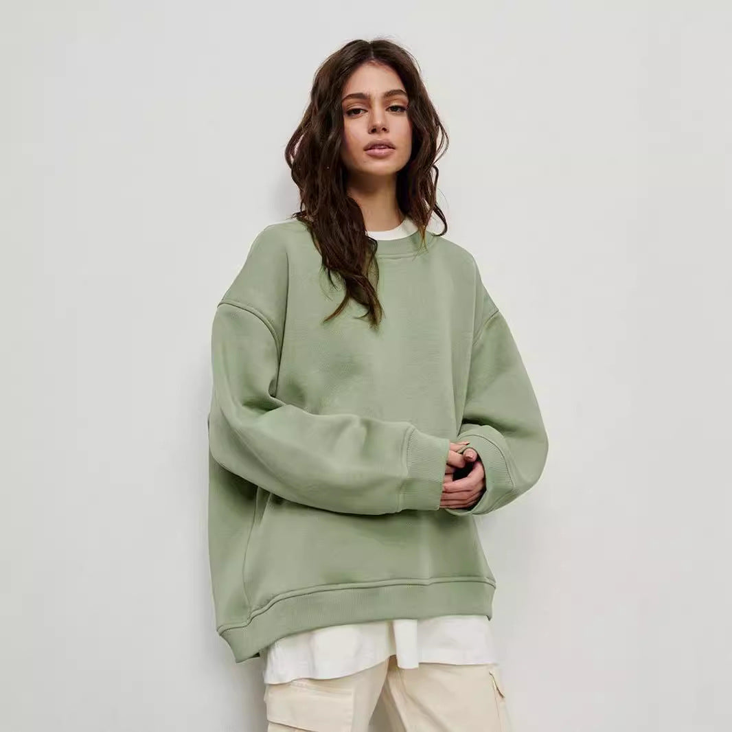 Damer Oversized Sweatshirt i avslappnad stil med överdimensionerade ärmar och elastiska manschetter Mirla-Eva Jonsson