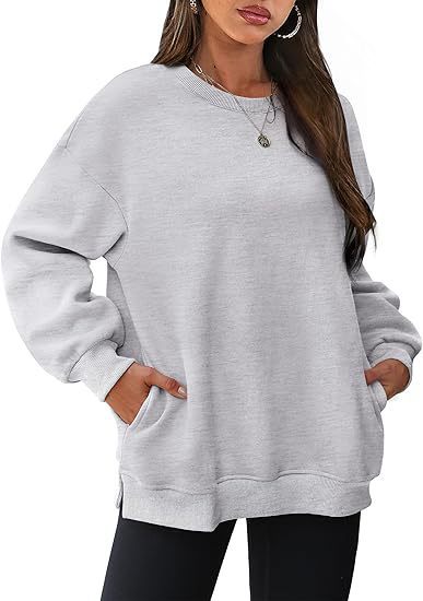 Damer Oversized Sweatshirt med Kängurufickor Mirla-Eva Jonsson