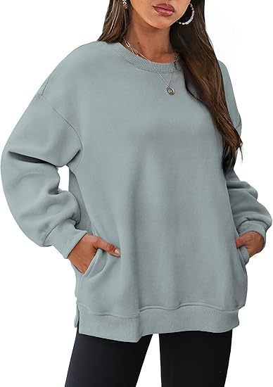 Damer Oversized Sweatshirt med Kängurufickor Mirla-Eva Jonsson