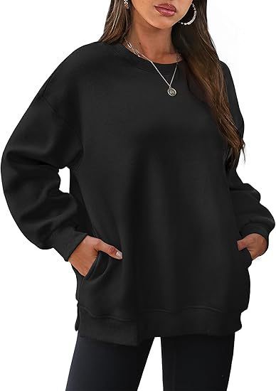 Damer Oversized Sweatshirt med Kängurufickor Mirla-Eva Jonsson
