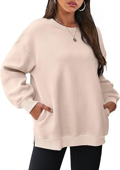 Damer Oversized Sweatshirt med Kängurufickor Mirla-Eva Jonsson