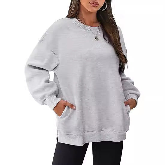 Damer Oversized Sweatshirt med Kängurufickor Mirla-Eva Jonsson
