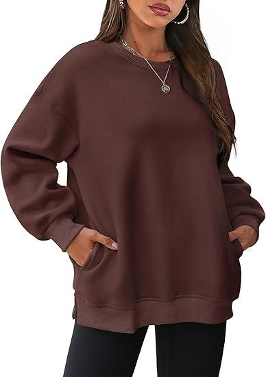 Damer Oversized Sweatshirt med Kängurufickor Mirla-Eva Jonsson