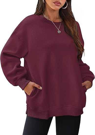 Damer Oversized Sweatshirt med Kängurufickor Mirla-Eva Jonsson