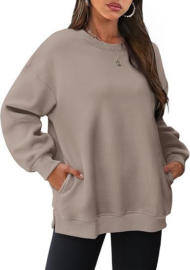 Damer Oversized Sweatshirt med Kängurufickor Mirla-Eva Jonsson