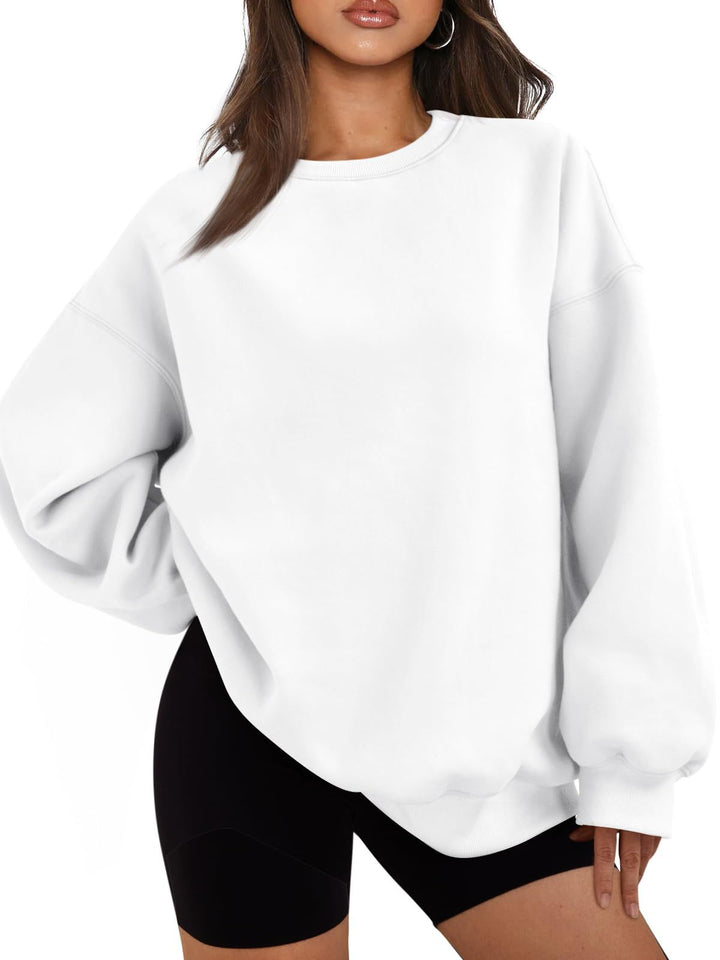 Damer Oversized Sweatshirt med avslappnade ballongärmar Eva Jonsson-Eva Jonsson