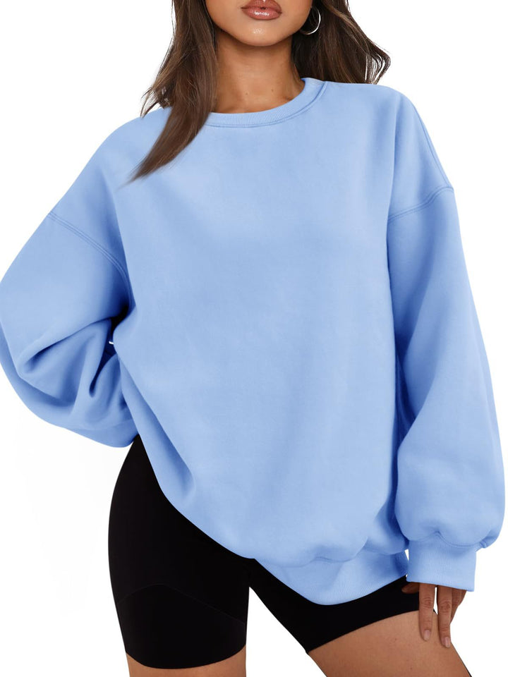 Damer Oversized Sweatshirt med avslappnade ballongärmar Eva Jonsson-Eva Jonsson
